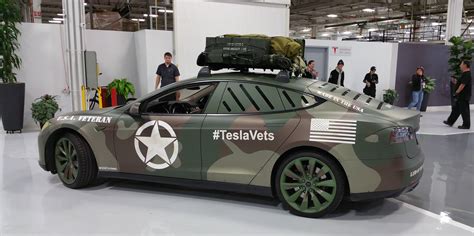 Tesla's new custom Model S for its veteran program features an ...