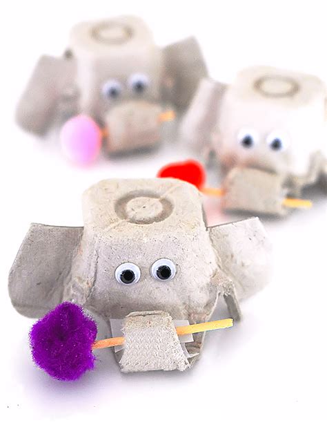 Egg Carton Horton Hears a Who Craft - Our Kid Things