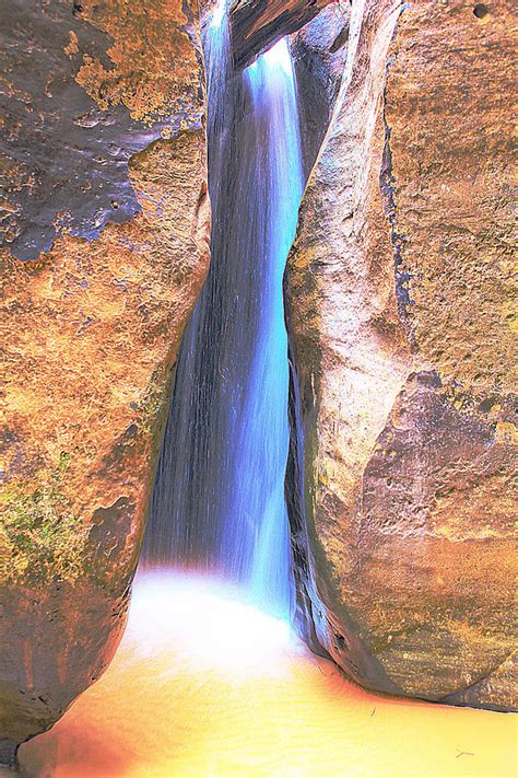 Zion National Park Waterfall Photograph by Glenn Vidal