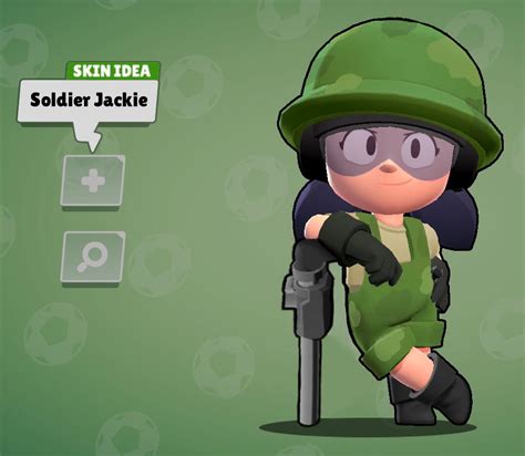 Soldier Jacky, Skin idea : Brawlstars