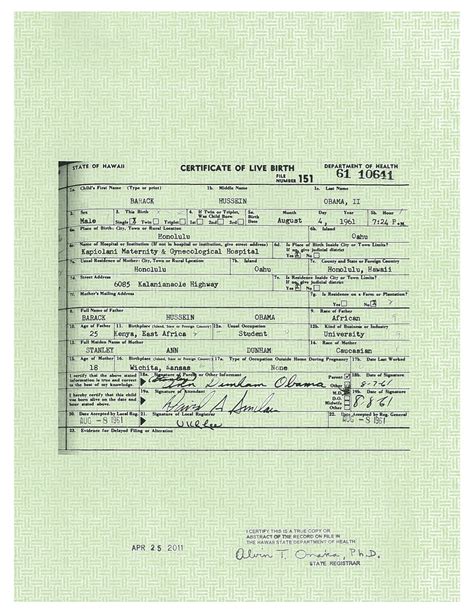 Obama Releases His Full Birth Certificiate, Now Lets Move On