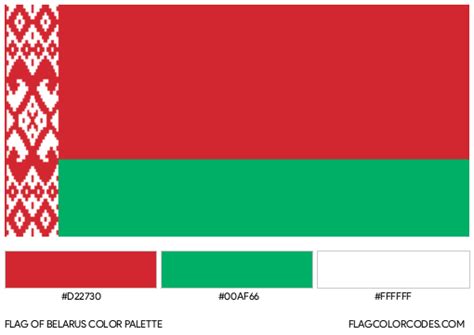 Belarus flag color codes