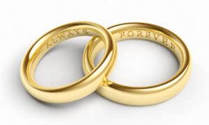 What do wedding rings and the circle of a ring symbolise?