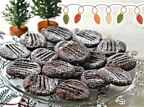 Chocolate Shortbread Cookies | kitchengetaway.com