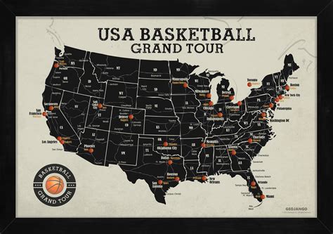 List of NBA Teams & Arenas , NBA Teams Map – GeoJango Maps