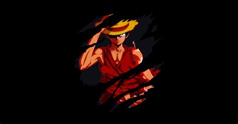 Luffy straw hat One Piece - Manga - T-Shirt | TeePublic