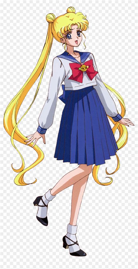 Usagi Tsukino - Sailor Moon Usagi School Uniform, HD Png Download ...