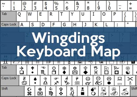 Wingdings 2 Character Map