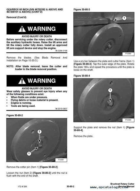 Bobcat 60/72/90 Inch Brushcat Rotary Cutter Service Manual
