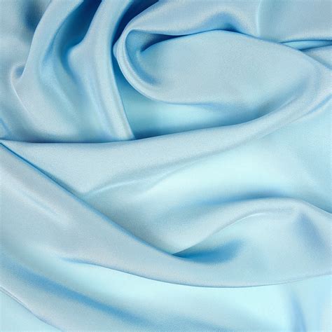 Light Blue Silk Fabric