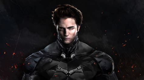 Robert Pattinson Batman Costume Art HD The Batman Wallpapers | HD ...