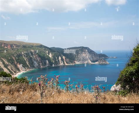 Kefalonia Petani bay beach Stock Photo - Alamy