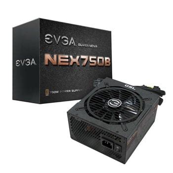 EVGA SuperNOVA NEX 750 Watt Semi Modular PSU/Power Supply LN70410 - 110 ...