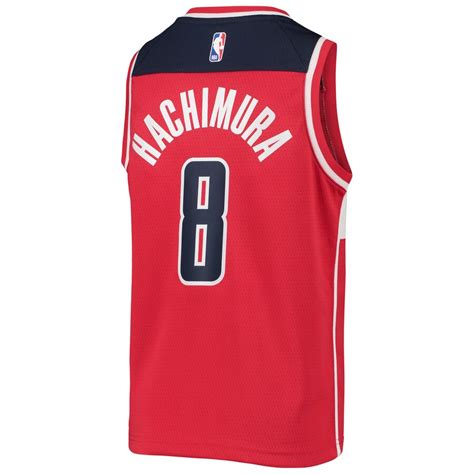 Rui Hachimura Washington Wizards Nike Youth Team Swingman Jersey - Red ...