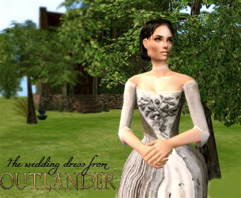 Wedding gown from Outlander tv-series - Grecadea sims