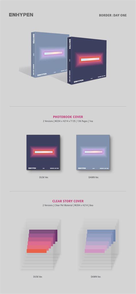 ENHYPEN -BORDER : DAY ONE (Album Packaging Preview) | allkpop Forums