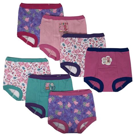 PEPPA PIG GIRLS Potty Training Pants Panties 7-pack Underwear Toddler ...