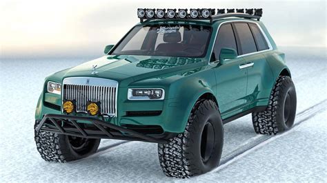 A Designer Reimagines the Rolls-Royce Cullinan as a Luxe Monster Truck ...