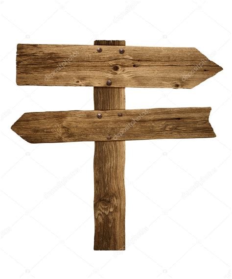 Wooden arrow sign post or road signpost — Stock Photo © RalkoV #45240367