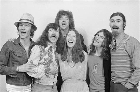 Members of electric folk band Steeleye Span, circa 1977. From left to... | Folk bands, Folk ...