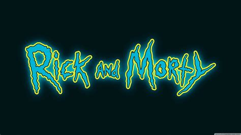 Rick and Morty Logo Ultra HD Wallpaper for 4K UHD TV & Desktop : Widescreen & UltraWide Display ...