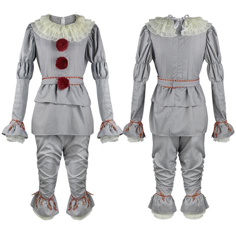 Pennywise Costume for Kids and Adults. Grey – NalaGila