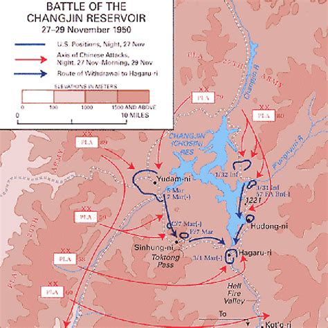 Battle of Chosin Reservoir in the Korean War