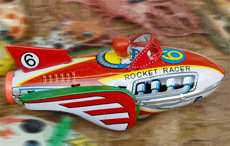 Rocket Racer | I spotted this awesome retro toy rocket ship … | Flickr