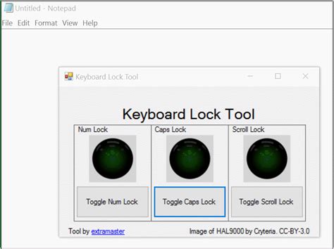 Caps/Scroll/Num Lock Toggler for Windows - extramaster