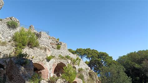 My visit to Tiberius' palace (Villa Jovis) on the island of Capri last summer. Beautiful island ...