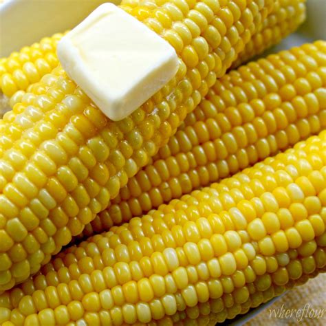 Milk Boiled Corn on the Cob