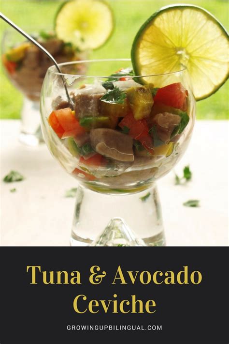 Tuna and Avocado Ceviche