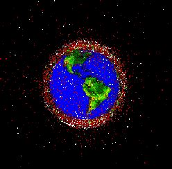 Space Debris Map - Space Junk Danger - Satellite Falling - Yenra