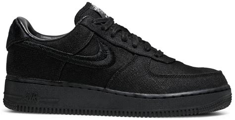 Tênis Nike Stussy x Air Force 1 Low Triple Black - Pardal Sneakers | Loja Online de Sneakers ...