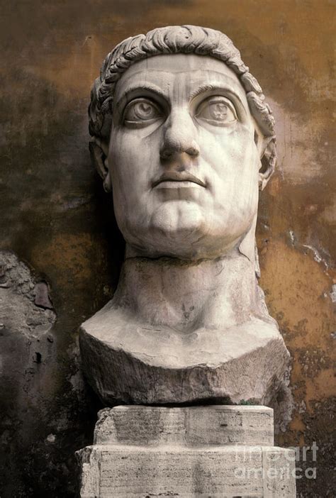 Bust Of Constantine, Rome, Italy Photograph by Ron Sanford - Pixels