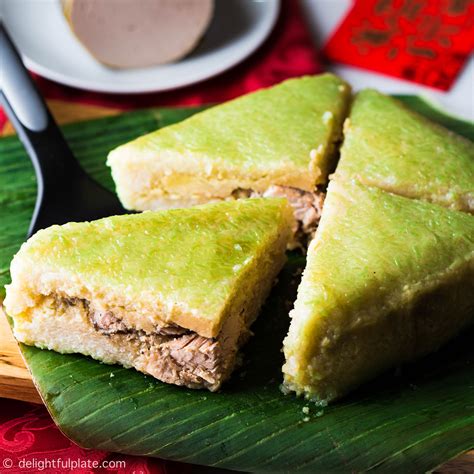 Vietnamese Square Sticky Rice Cake (Banh Chung) - Delightful Plate