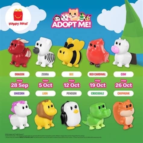 Happy Meal Toy Collection 2023 Adopt Me | Shopee Malaysia