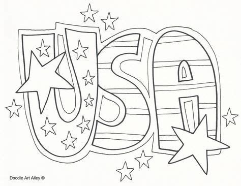 Patriotic Clip Art Free Coloring Pages