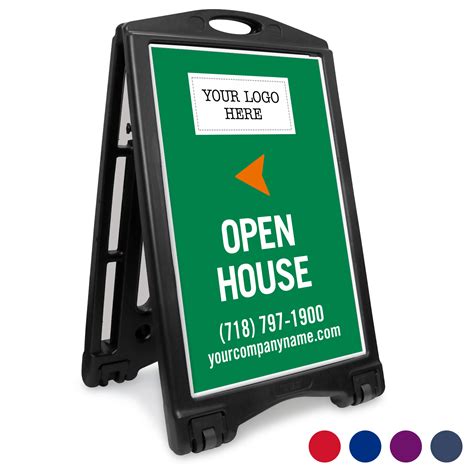 Open House Sidewalk Sign | A-Frame Portable Sign