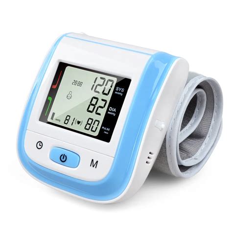 High quality Health Care Automatic Wrist Blood Pressure Monitor Digital LCD Blood Pressure Meter ...