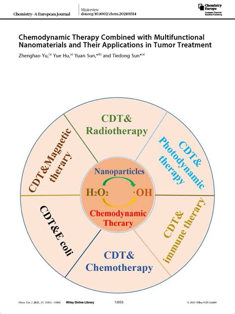 Frontispiece: Chemodynamic Therapy Combined with Multifunctional Nanomaterials and Their ...