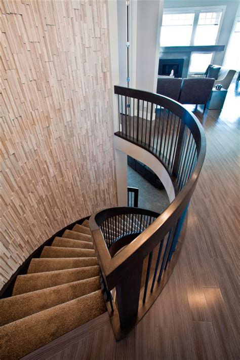 Curved Staircase - Wood and Metal Designs | Artistic Stairs Canada