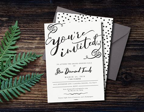 Company Party Invitation Template