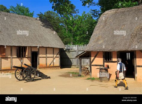 Jamestown Settlement Museum, Williamsburg, Virginia, USA Stock Photo ...