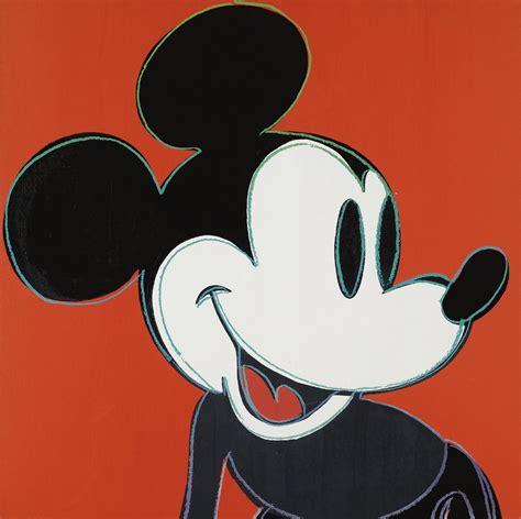 Andy Warhol Mickey Mouse | modern design by moderndesign.org Walt Disney, Disney Art, Disney ...