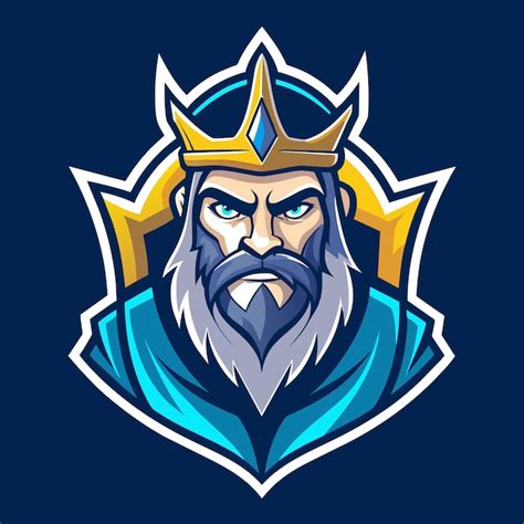 Premium Vector | The King Esport Logo Mascot