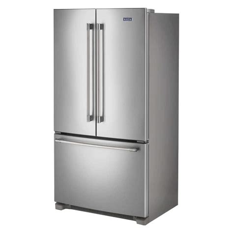 Maytag 20 Cu. Ft. French Door Counter-Depth Refrigerator Stainless steel MFC2062FEZ - Best Buy