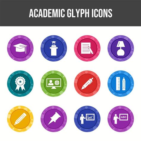 Beautiful Academic vector icon set 17532848 Vector Art at Vecteezy