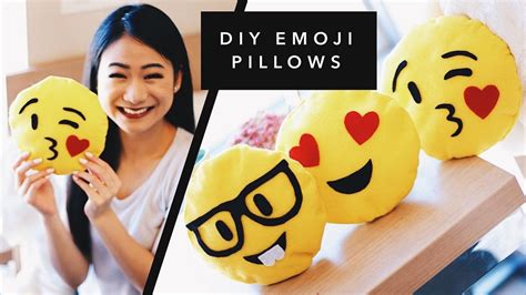 DIY EMOJI PILLOWS! | Emoji pillows, Emoji pillows diy, Diy pillow tutorials