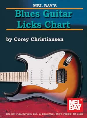 Blues Guitar Licks Chart Chart - Mel Bay Publications, Inc. : Mel Bay